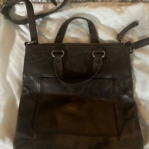 Frye Leather Melissa Small tote crossbody